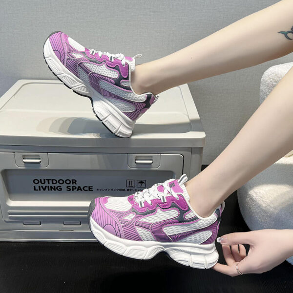 london rag pull tab chunky sole woman shoes new arrivals wedge sneaker color changing shoes