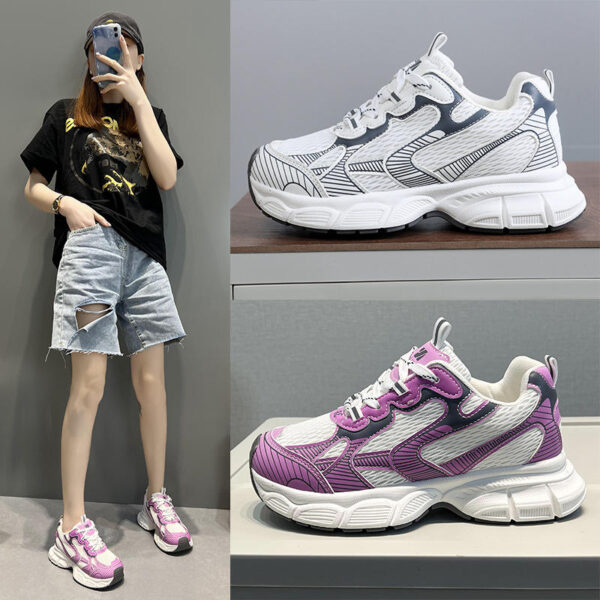 london rag pull tab chunky sole woman shoes new arrivals wedge sneaker color changing shoes