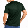 dark moss green men's regular gym & sports t shirt