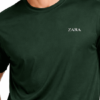 dark moss green men's regular gym & sports t shirt