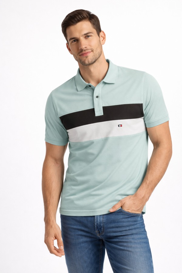 men's cotton polo t shirt