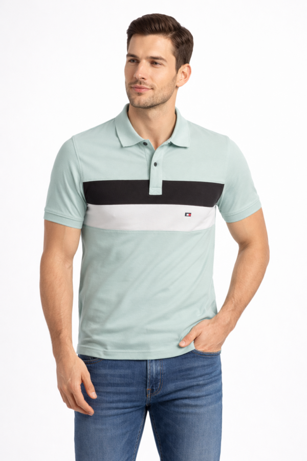 men's cotton polo t shirt