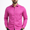 self design geometric printed casual shirt for men's